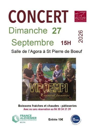 Affiche Agora Concert France Alzheimer 2026