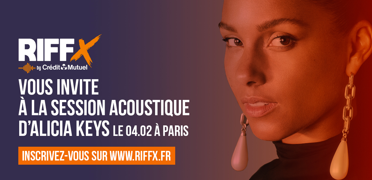 RIFFX vous invite à la session acoustique d’Alicia Keys