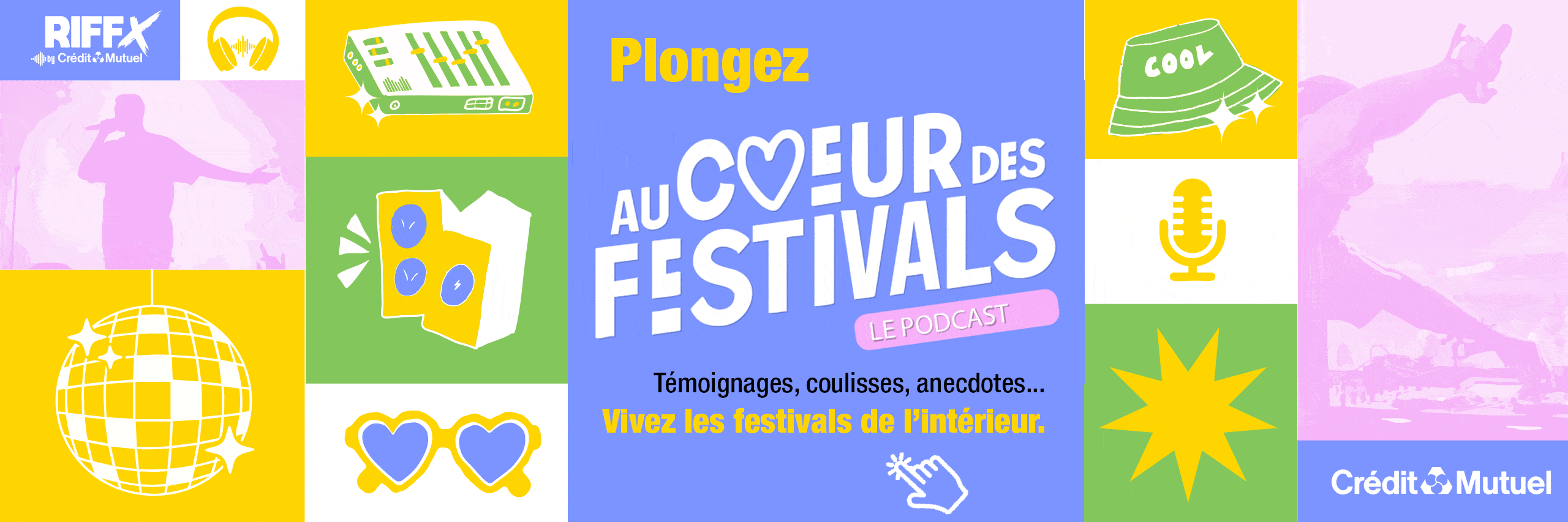 Bannière Au Coeur Des Festivals