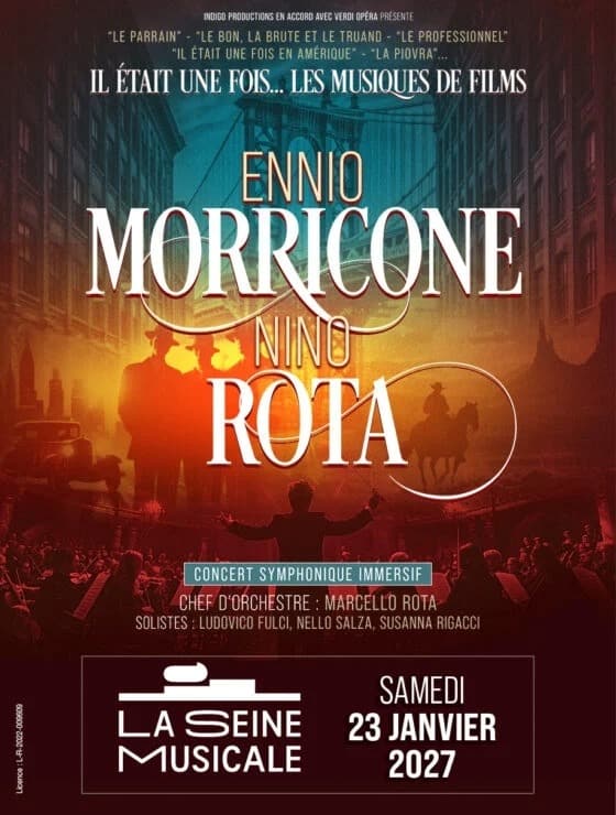 Ennio Morricone Nino Rota à La Seine Musicale