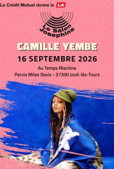 Visuel Salon Prix Joséphine à Tours avec Camille Yembe