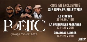 OFFRE BILLETTERIE EXCLUSIVE : POETIC LOVER TOUR 2026
