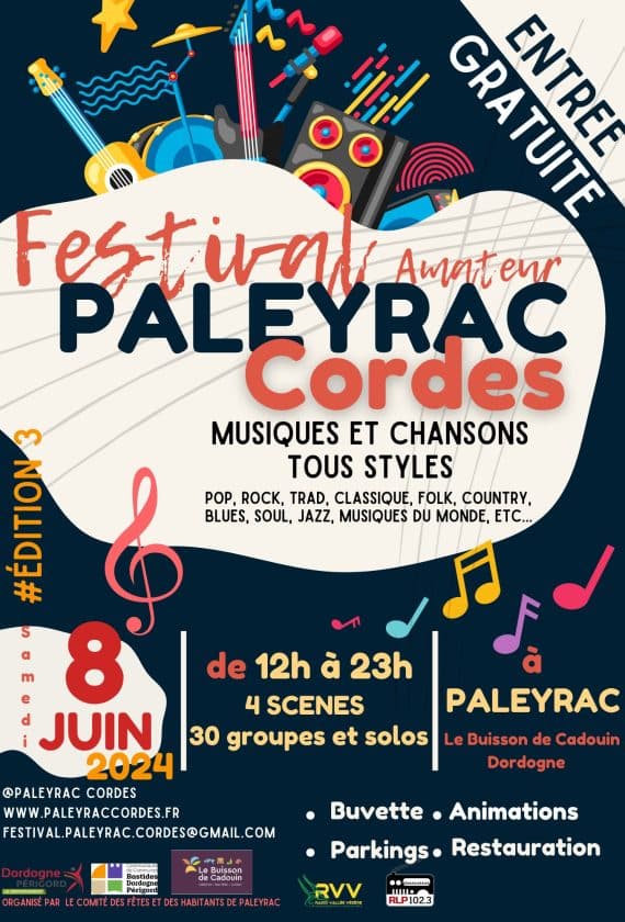Affiche Festival Paleyrac Cordes 2024 V5