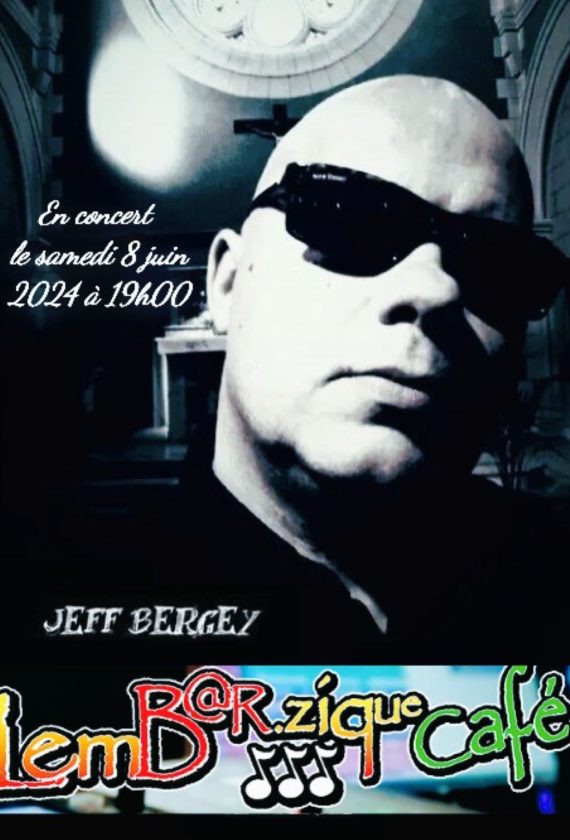 Affiche Concert Jeff Bergey Au Lambarzique Café